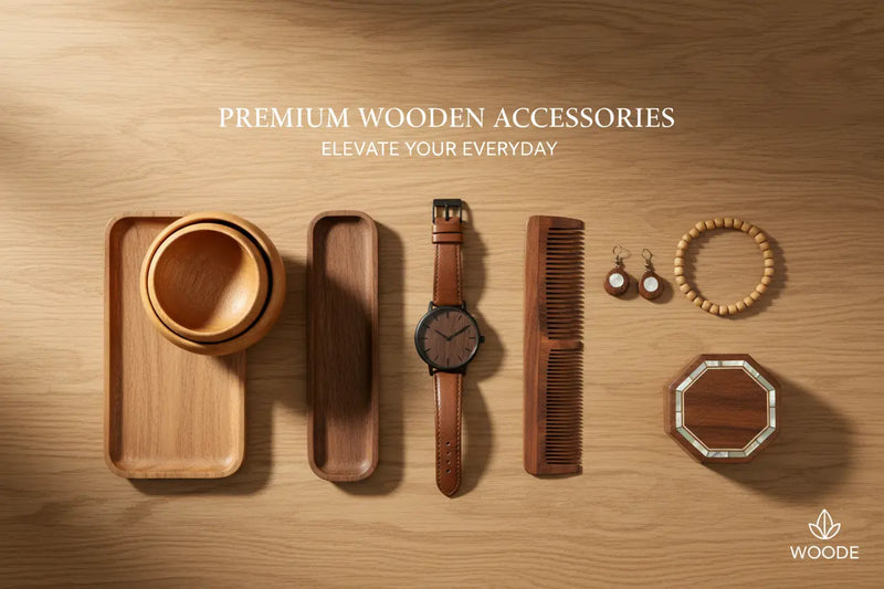 wooden decor accessories