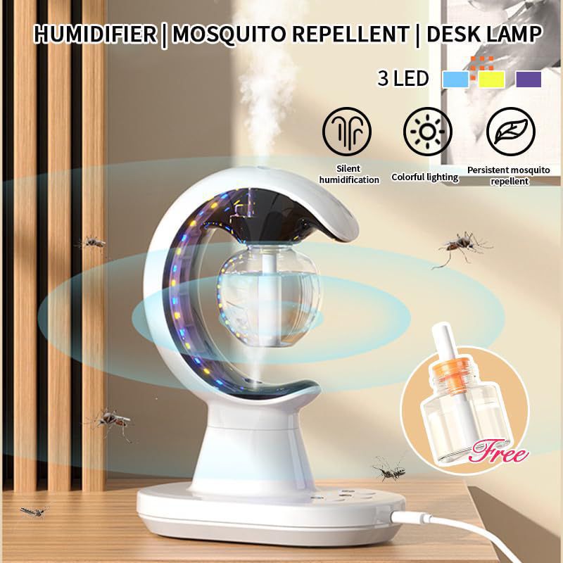 Mosquito Repellent and Table Lamp with Mist Humidifier