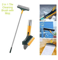 2in1 Viper Corner Brush Mop - Tile Cleaning Brush with Squeegee
