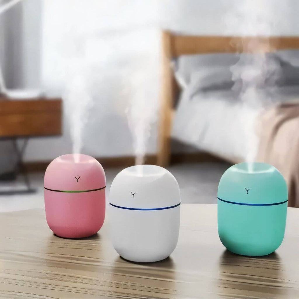 Egg Shape Room Mist Humidifier - USB Cool Mist - Random Colours