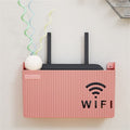 WiFi Router Wall Mounted Plastic Stand | Cable Organizer Box | 4 Colors Available