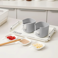 Full sauce dish set lifestyle enhanced photo